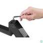 Kép 5/5 - EQuip 17"-27"  Triple Monitor Desk Mount Bracket Black