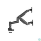 Kép 2/9 - EQuip 17"-35" Heavy-Duty Dual Monitor Desk Mount Bracket Black
