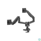 Kép 3/9 - EQuip 17"-35" Heavy-Duty Dual Monitor Desk Mount Bracket Black