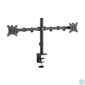 Kép 2/9 - EQuip 17"-32" Articulating Dual Monitor Desk Mount Bracket Black
