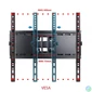Kép 7/10 - Esperanza ERW012 Titan TV Wall Mount 26"-70" Black