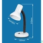 Kép 3/4 - Esperanza Alatair E27 Desk Lamp Green