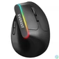 Kép 2/6 - Everest SMW-618 Ergonomic RBG Optical Wireless Mouse Black egér