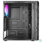Kép 4/6 - Everest CREST V1 Tempered Glass Black gépház
