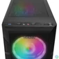 Kép 5/6 - Everest CREST V1 Tempered Glass Black gépház