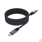 Kép 2/10 - FIXED Magnetic Braided Cable USB-C/USB-C, 1,2m USB2.0 240W Gray kábel