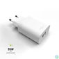 Kép 1/2 - FIXED Dual USB-C Travel Charger 35W, Fehér töltő