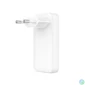 Kép 1/4 - FIXED Slim 2xUSB-C úti töltő GaN PD 45W-os fehér