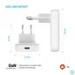 Kép 4/7 - FIXED Slim USB-C úti töltő GaN PD 30W-os fehér