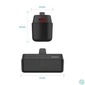 Kép 5/11 - FIXED Zen 5 Plug-in PD 20W 5000mAh PowerBank fekete