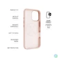 Kép 3/8 - FIXED MagFlow tok Apple iPhone 16 telefonhoz, rózsaszín mobiltelefon tok