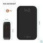 Kép 10/12 - FIXED Zen 10 Pro 10 000 mAh Powerbank, fekete