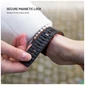Kép 3/7 - FIXED mágneses szilikon óraszíj Apple Watch 42/44/45/46/49mm-hez, fekete
