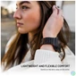 Kép 5/7 - FIXED mágneses szilikon óraszíj Apple Watch 42/44/45/46/49mm-hez, fekete