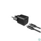 Kép 2/8 - FIXED Mini hálózati töltőkészlet USB-C kimenettel és USB-C/Lightning kábellel 20W 1m, fekete