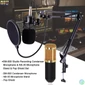 Kép 3/3 - FOREV FV-BM800 Kondenzátor mikrofon csomag Black