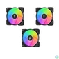 Kép 1/6 - Fractal Design Aspect 12 RGB Black (3-pack)