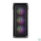 Kép 3/3 - FSP CUT593A Tempered Glass Black gépház