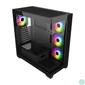 Kép 2/3 - FSP M340 RGB Tempered Glass Black gépház