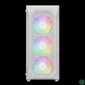 Kép 6/7 - Gamdias Aura GC1 Elite WH ARGB Tempered Glass White gépház