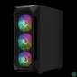 Kép 6/9 - Gamdias Aura GC1 Elite ARGB Tempered Glass Black gépház