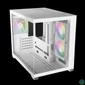 Kép 5/8 - Gamdias Aura GC10M V2 WH ARGB Tempered Glass White gépház