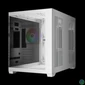 Kép 6/8 - Gamdias Aura GC10M V2 WH ARGB Tempered Glass White gépház