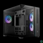Kép 2/10 - Gamdias Atlas M3M Tempered Glass Black gépház