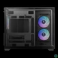 Kép 8/10 - Gamdias Atlas M3M Tempered Glass Black gépház