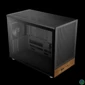 Kép 2/11 - Gamdias Athena M4M Wood Tempered Glass Black/Wood gépház