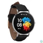 Kép 3/5 - GARETT VERONA Smartwatch Silver Black Leather okosóra
