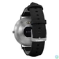 Kép 4/5 - GARETT VERONA Smartwatch Silver Black Leather okosóra