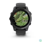 Kép 4/5 - Garmin Fenix E Slate Grey steel with Black silicone band okosóra