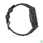Kép 5/5 - Garmin Fenix E Slate Grey steel with Black silicone band okosóra