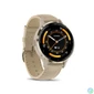 Kép 2/5 - Garmin Venu 3S French Grey-Cream Gold with Leather and Silicone Strap okosóra