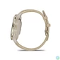 Kép 5/5 - Garmin Venu 3S French Grey-Cream Gold with Leather and Silicone Strap okosóra
