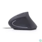 Kép 5/8 - Gembird MUS-ERGO-01 Ergonomic mouse Black egér