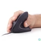 Kép 6/8 - Gembird MUS-ERGO-01 Ergonomic mouse Black egér