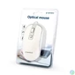 Kép 3/3 - Gembird MUS-4B-06-WS Optical mouse White/Silver egér