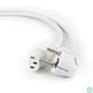 Kép 1/2 - Gembird PC-186W-VDE Power cord (C13) VDE approved 1,8m White kábel