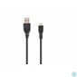 Kép 1/5 - Gembird CCP-MUSB2-AMBM- micro USB cable 2.0 AM-MBM5P 1m Black kábel