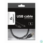 Kép 5/5 - Gembird CCP-MUSB2-AMBM- micro USB cable 2.0 AM-MBM5P 1m Black kábel