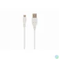 Kép 1/5 - Gembird CCP-MUSB2-AMBM-W micro USB 2.0 cable AM-MBM5P 1m White kábel
