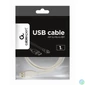 Kép 5/5 - Gembird CCP-MUSB2-AMBM-W micro USB 2.0 cable AM-MBM5P 1m White kábel