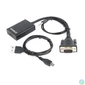 Kép 3/5 - Gembird A-VGA-HDMI-01 VGA to HDMI adapter cable 0,15m Black speciális átalakító