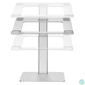 Kép 1/6 - Gembird NBS-D1-02 Height adjustable notebook riser Stand Silver