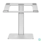 Kép 3/6 - Gembird NBS-D1-02 Height adjustable notebook riser Stand Silver