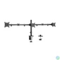 Kép 1/3 - Gembird MA-D3-01 Adjustable Desk 3-Display Mounting Arm 17”-27” Black