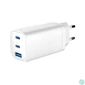 Kép 1/5 - Gembird 3-port 65W GaN USB PowerDelivery fast charger White töltő