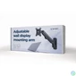 Kép 3/3 - Gembird MA-WA1-01 Adjustable Wall Display Mounting Arm 27” Black
